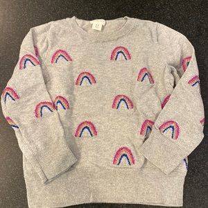 Crewcuts rainbow sweater - size XS (4/5)